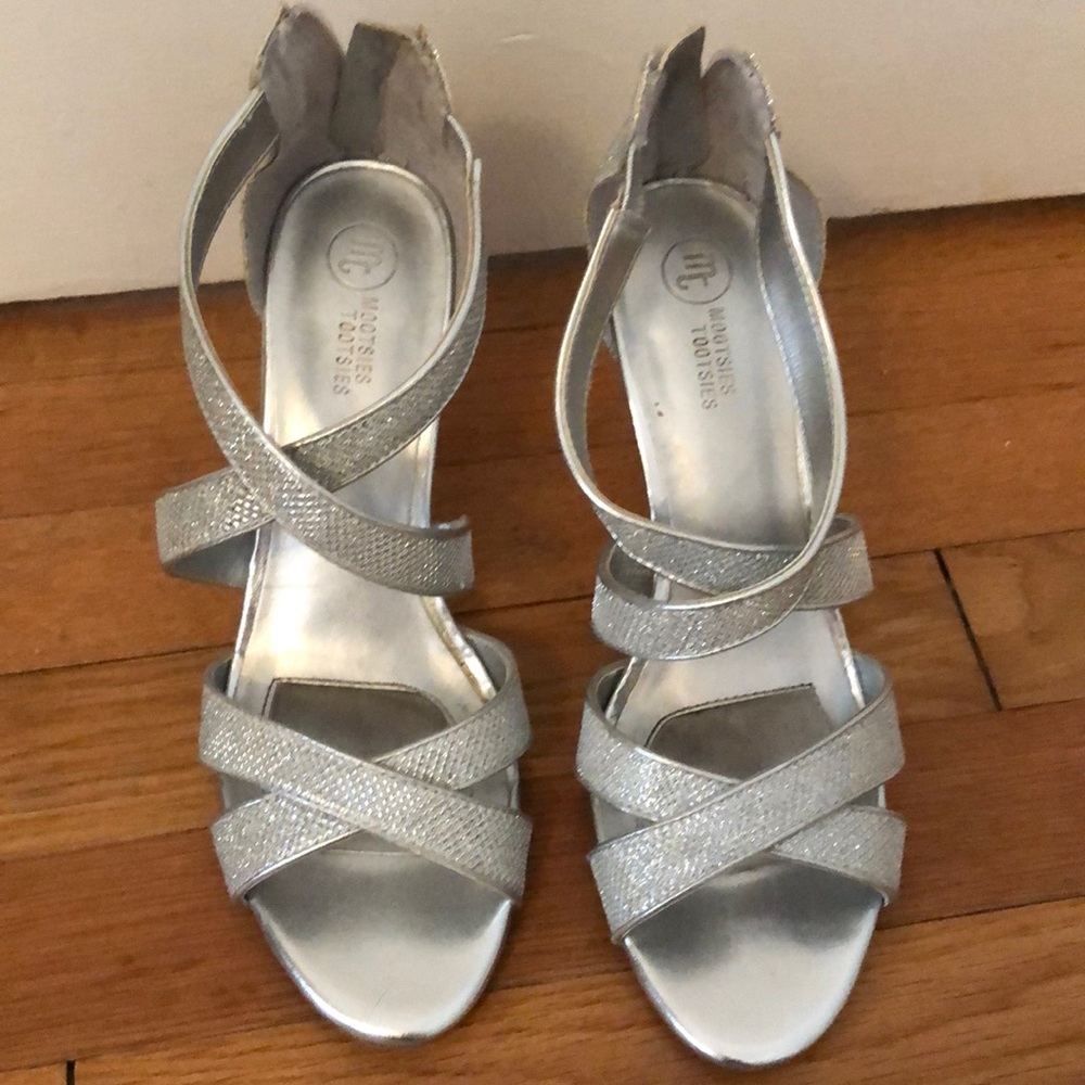 Silver heels!